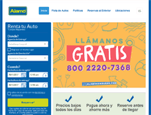 Tablet Screenshot of alamohonduras.com